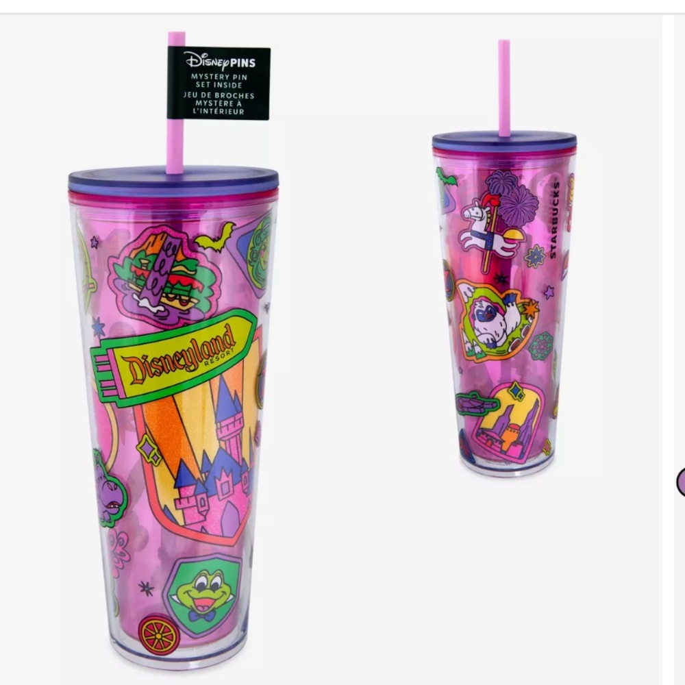 Disneyland Starbucks® Travel Tumbler Only (No Pins) - Picture 4 of 8